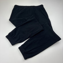 Load image into Gallery viewer, Unisex KID, black fleece lined track pants, elasticated, GUC, size 10,  