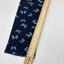 Load image into Gallery viewer, Girls H&amp;M, navy leggings, elasticated, butterfly, GUC, size 9,  