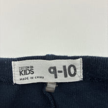 Load image into Gallery viewer, Girls Cotton On, navy stretch cotton leggings, elasticated, GUC, size 9-10,  