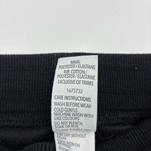 Load image into Gallery viewer, Girls KID, black velour flared pants, elasticated, GUC, size 4,  