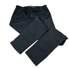 Load image into Gallery viewer, Boys Indie, black stretch cotton chino pants, adjustable, GUC, size 12,  