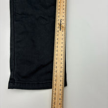 Load image into Gallery viewer, Boys Indie, black stretch cotton chino pants, adjustable, GUC, size 12,  