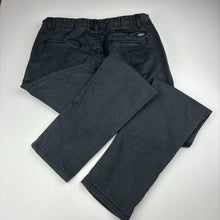 Load image into Gallery viewer, Boys Indie, black stretch cotton chino pants, adjustable, GUC, size 12,  