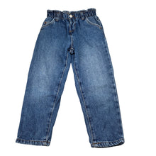 Load image into Gallery viewer, Girls Zara, blue denim jeans, elasticated, FUC, size 5,  