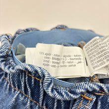 Load image into Gallery viewer, Girls Zara, blue denim jeans, elasticated, FUC, size 5,  