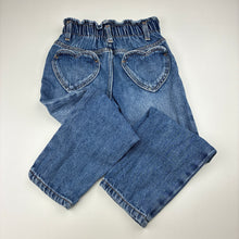 Load image into Gallery viewer, Girls Zara, blue denim jeans, elasticated, FUC, size 5,  