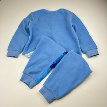 Load image into Gallery viewer, Girls Disney, Frozen Elsa and Anna fleece pyjama suit, GUC, size 3,  