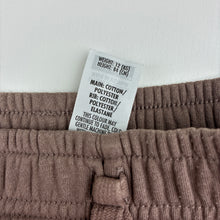 Load image into Gallery viewer, Unisex Bonds, cotton blend fleece lined track pants, elasticated, pilling, FUC, size 1,  