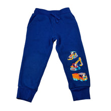 Load image into Gallery viewer, Boys Anko, cotton blend fleece lined track pants, elasticated, digger, FUC, size 3,  