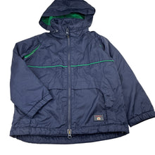 Load image into Gallery viewer, Unisex ESPRIT minis, navy fleece lined lightweight zip hooded jacket, FUC, size 5,  