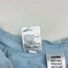Load image into Gallery viewer, Unisex Anko, blue cotton pyjama top, croissant, FUC, size 14,  