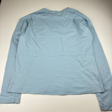 Load image into Gallery viewer, Unisex Anko, blue cotton pyjama top, croissant, FUC, size 14,  