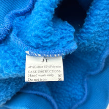 Load image into Gallery viewer, Unisex SKYANDBLEU THE LABEL, blue fleece lined sweater, athletics, minor marks, FUC, size 3,  