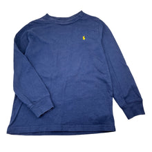 Load image into Gallery viewer, Unisex Ralph Lauren, navy cotton long sleeve t-shirt, wash fade, FUC, size 6,  