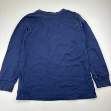 Load image into Gallery viewer, Unisex Ralph Lauren, navy cotton long sleeve t-shirt, wash fade, FUC, size 6,  