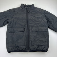 Load image into Gallery viewer, Boys Tilt, black zip puffer jacket, GUC, size 7,  