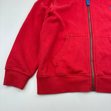 Load image into Gallery viewer, Unisex Next, cotton blend fleece lined zip hoodie, wash fade, FUC, size 5-6,  