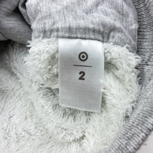 Load image into Gallery viewer, Unisex Target, grey cotton zip fleece lined hooded jacket, FUC, size 2,  