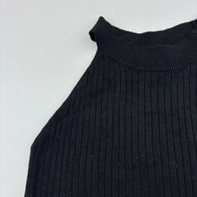 Load image into Gallery viewer, Girls Zara, black ribbed top, EUC, size 8,  