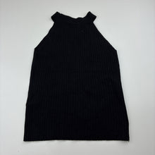Load image into Gallery viewer, Girls Zara, black ribbed top, EUC, size 8,  