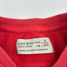Load image into Gallery viewer, Boys Zara, cotton t-shirt, suspension bridge, wash fade, FUC, size 5,  