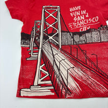 Load image into Gallery viewer, Boys Zara, cotton t-shirt, suspension bridge, wash fade, FUC, size 5,  