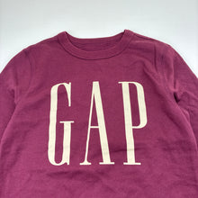 Load image into Gallery viewer, Unisex GAP, burgundy cotton blend fleece lined sweater, GUC, size 6-7,  