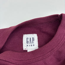 Load image into Gallery viewer, Unisex GAP, burgundy cotton blend fleece lined sweater, GUC, size 6-7,  