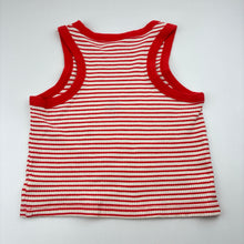 Load image into Gallery viewer, Girls Seed, striped stretch cotton heritage singlet, GUC, size 7,  