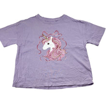 Load image into Gallery viewer, Girls Anko, cotton sequin t-shirt, embroidered, unicorn, GUC, size 6,  