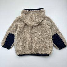 Load image into Gallery viewer, Boys Cotton On, beige fleece hoodie sweater, GUC, size 2,  