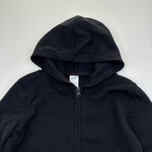 Load image into Gallery viewer, Unisex Anko, black zip fleece lined hoodie, EUC, size 7,  