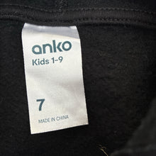 Load image into Gallery viewer, Unisex Anko, black zip fleece lined hoodie, EUC, size 7,  