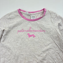 Load image into Gallery viewer, Girls Peter Alexander, cotton pyjama top, dachshund dog, GUC, size 6,  