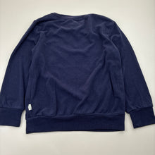 Load image into Gallery viewer, Girls Peter Alexander, navy pyjama top, embroidered, wash fade, FUC, size 5,  