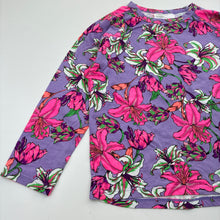 Load image into Gallery viewer, Girls Bonds, floral stretch cotton pyjama top, EUC, size 6,  