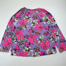 Load image into Gallery viewer, Girls Bonds, floral stretch cotton pyjama top, EUC, size 6,  