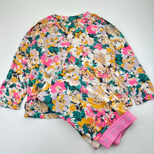 Load image into Gallery viewer, Girls Bonds, floral stretch cotton pyjama set, wash fade, FUC, size 5,  