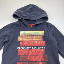 Load image into Gallery viewer, Boys Tilt, cotton blend fleece lined hoodie, wash fade, pilling, FUC, size 4,  