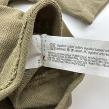 Load image into Gallery viewer, Boys Zara, olive cotton short sleeve knit shirt, GUC, size 5-6,  