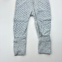 Load image into Gallery viewer, Unisex Bonds, cotton blend terry zip wondersuit / romper, GUC, size 0,  