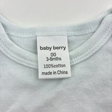 Load image into Gallery viewer, Unisex Baby Berry, cotton long sleeve bodysuit, FUC, size 00,  