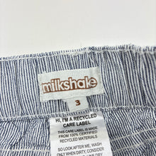 Load image into Gallery viewer, Unisex Milkshake, cotton shorts, elasticated, GUC, size 3,  