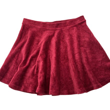 Load image into Gallery viewer, Girls FOREVER 21 Girls, burgundy corduroy cotton skirt, elasticated, GUC, size 11-12,  