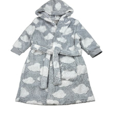 Load image into Gallery viewer, Unisex Peter Alexander, fleece bath robe / dressing gown, minor marks, FUC, size 1-2,  