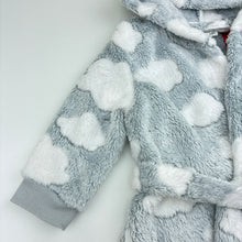 Load image into Gallery viewer, Unisex Peter Alexander, fleece bath robe / dressing gown, minor marks, FUC, size 1-2,  