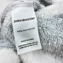 Load image into Gallery viewer, Unisex Peter Alexander, fleece bath robe / dressing gown, minor marks, FUC, size 1-2,  