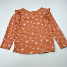 Load image into Gallery viewer, Girls Dymples, organic cotton long sleeve t-shirt, butterfly, minor marks, FUC, size 2,  