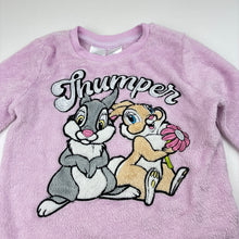 Load image into Gallery viewer, Girls Disney, Thumper, Bambi fleece pyjama top, embroidered, FUC, size 3,  