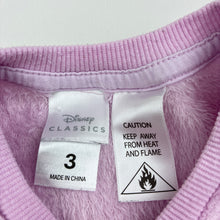 Load image into Gallery viewer, Girls Disney, Thumper, Bambi fleece pyjama top, embroidered, FUC, size 3,  